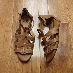 Sofft gladiator wedge sandle
